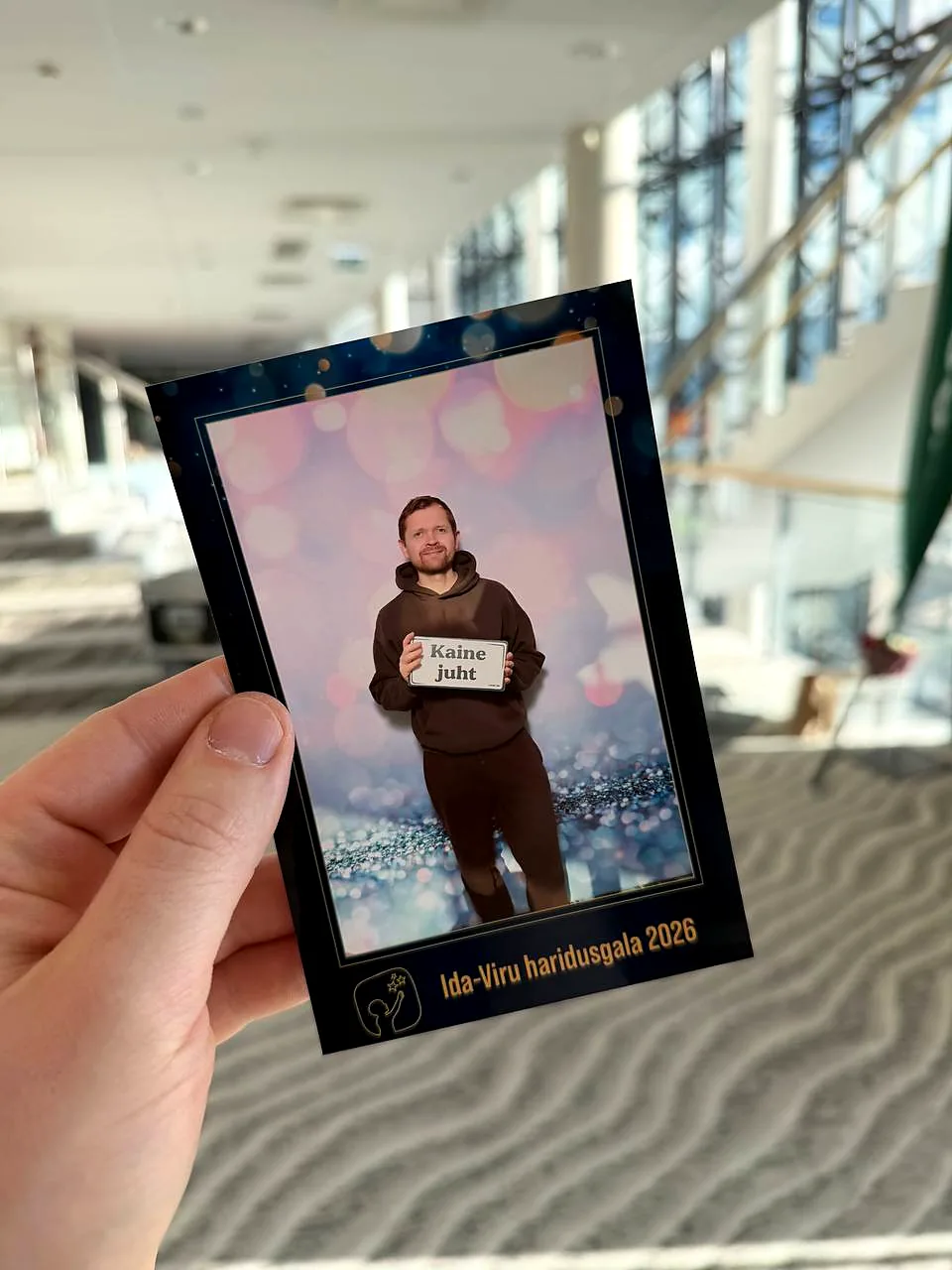 Fotoboksi print Ida-Viru haridusgala 2026 kujundusega