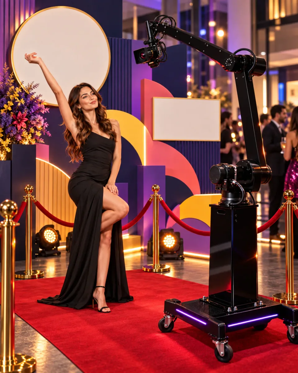 Naks Glambot creating branded video content