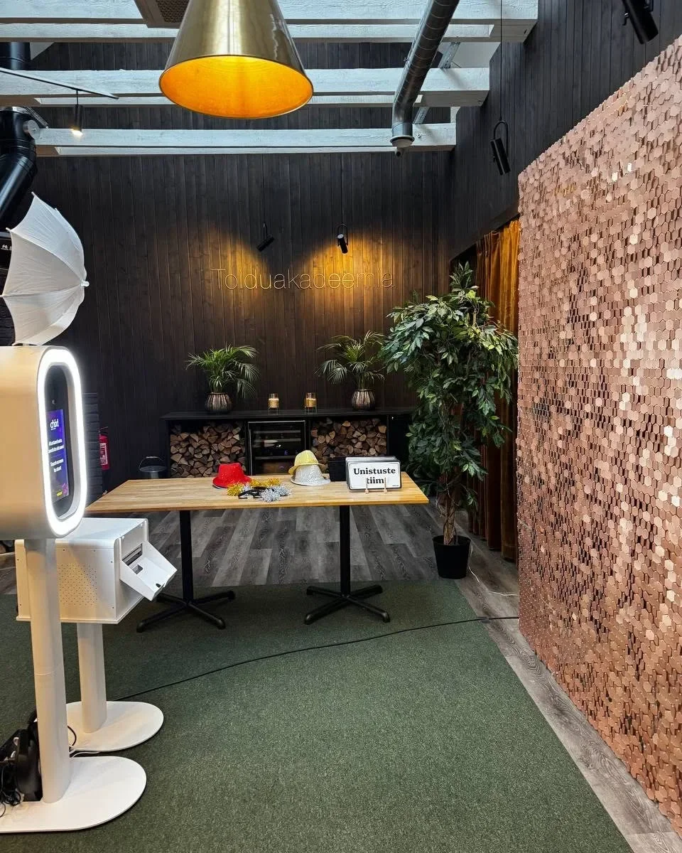 Naks photobooth in a corporate event photo area