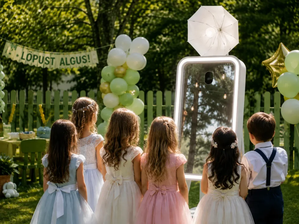 Naks photo experience at a kindergarten graduation party