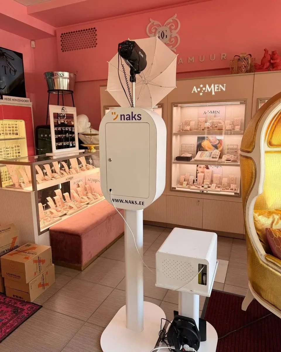 Naks photobooth at a marketing event