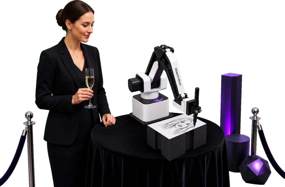 Robot Artist for corporate events – Naks