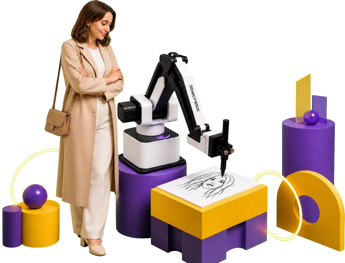 Robot Artist for marketing events – Naks