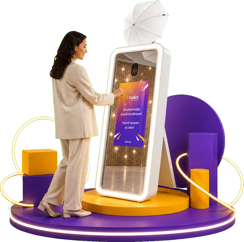 Magic Mirror for marketing events – Naks